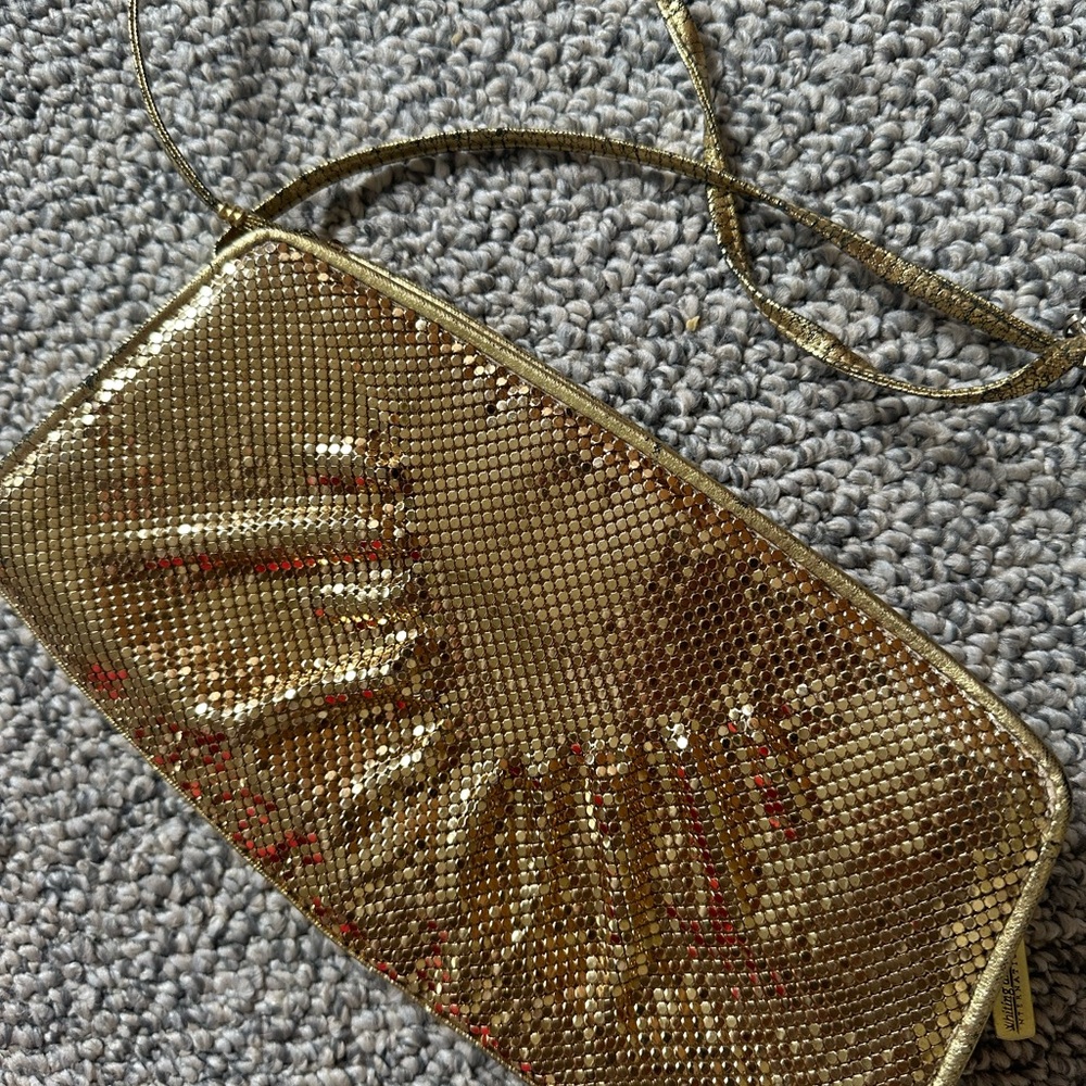 Whiting and Davis Gold purse